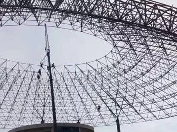 开原篮球馆球形网架厂家价格